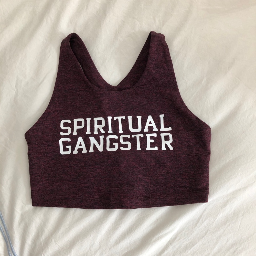 Spiritual gangster sports bra